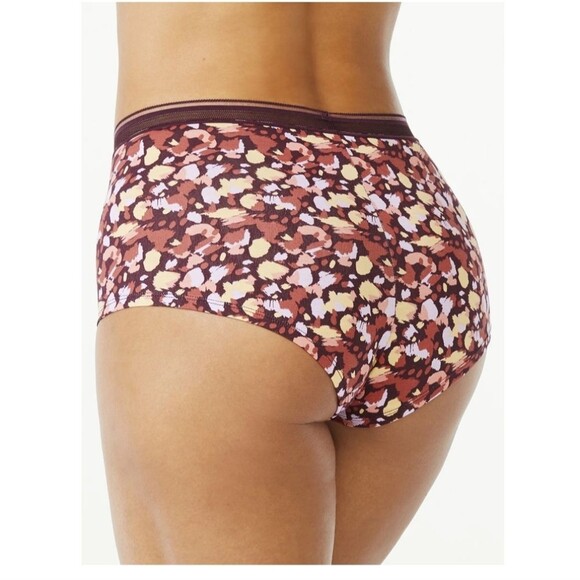 Joyspun Women's Cotton Boyshort Panties, 6-Pack, Size XXL - Picture 4 of 7